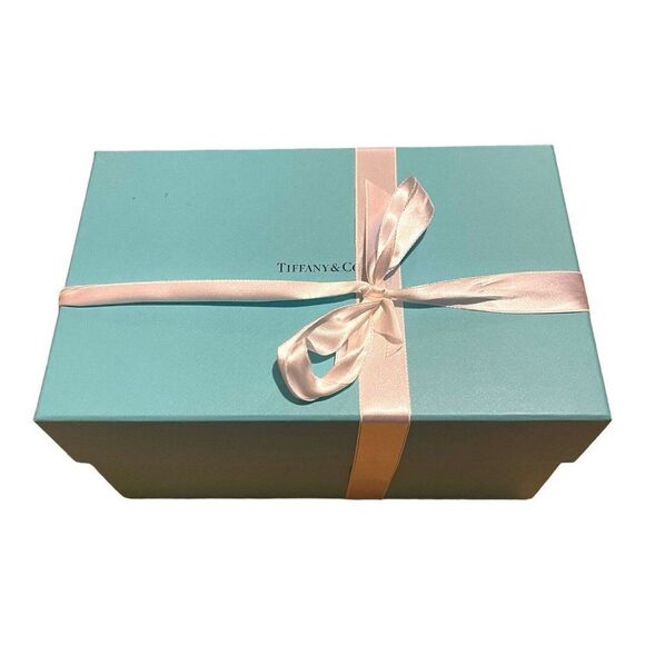 Authentic Tiffany & Co. Blue Gift Set Box With Ribbon 10”x6.25”x5.5” Present - Picture 7 of 10